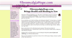 Desktop Screenshot of fibromyalgiahope.com